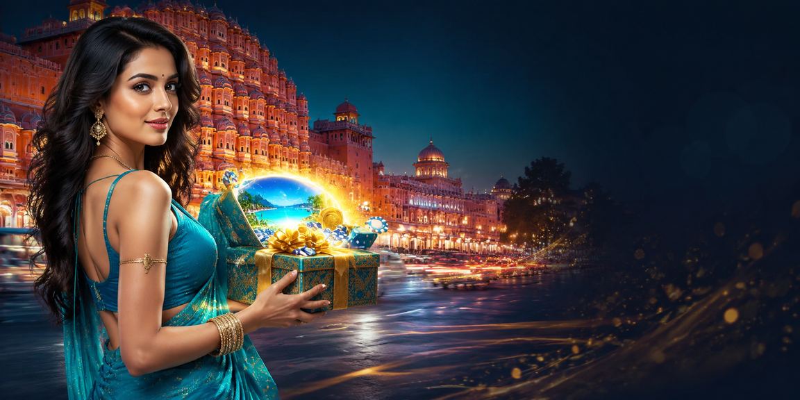Jaipur player using a live casino app during festive season celebrations